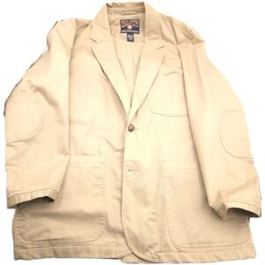 Duluth Trading Co. Tradesmen Firehose Mens Brown Canvas Chore Jacket XL Tall